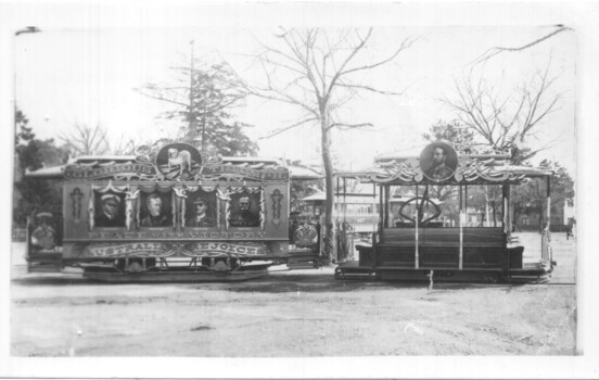Black and white - Armistice Peace Tram