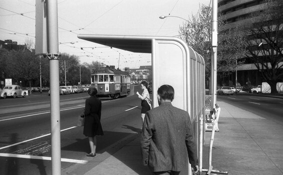 Domain Interchange - showing W2 and tram stop