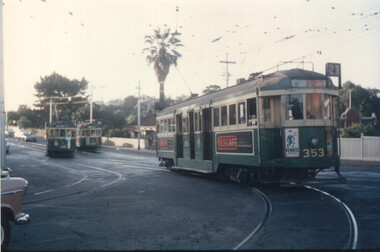  Colour prints - last day of Hawthorn tram depot operations - Wallen Road