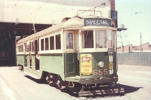 W3 655 at South Melbourne depot 