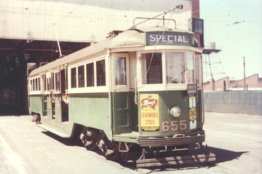W3 655 at South Melbourne depot 