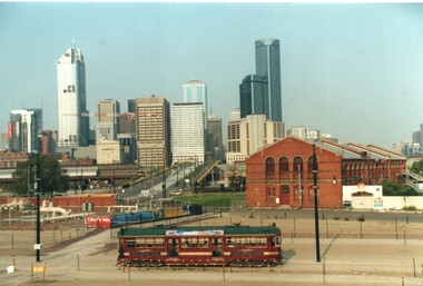 Colour print - City Circle car - Docklands