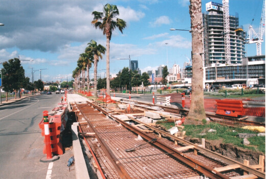 Docklands Drive  Track construction - looking east - 4