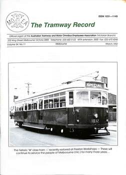 The Tramway Record -  Vol. 54, No. 11