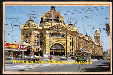 Jigsaw puzzle - tram SW6 Flinders St station