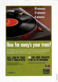 "How far away's your tram?"