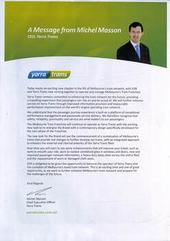Poster - "A message from Michel Masson"