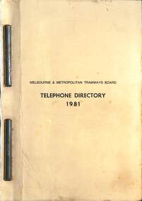 "MMTB Telephone Directory - 1981"