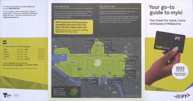 "Your go-to guide to myki" - p1