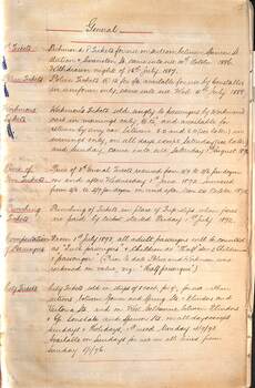 Cable tram operational history - sample page