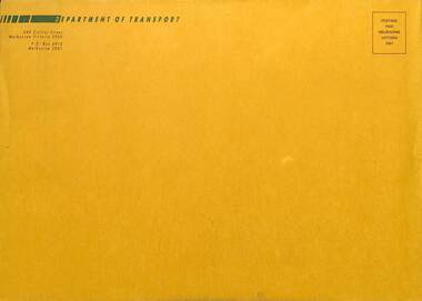 Department of Transport Envelope - brown paper - medium size