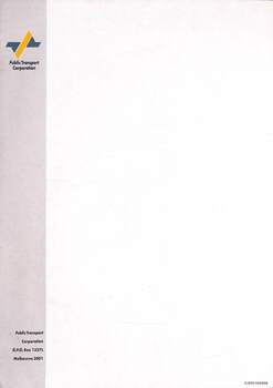 Public Transport Corporation letterhead - 1990s