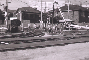 Camberwell Depot entrance track relay - photo 1