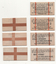 Weekly Tickets - rail and bus St Kilda Bus lines - set of 7 - rear