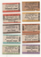 Flinders St - rail - bus tickets - set of 8
