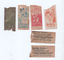 Set of 20 pre-decimal or imperial tram tickets - reverse price block - rear