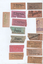Set of 19 pre-decimal or imperial tram tickets - rear
