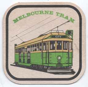 Drink coaster - Melbourne Tram 328