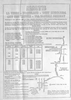 MMTB Notice re vai Eastern Freeway service.