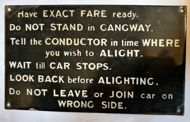 Victorian Railways - notice to passengers