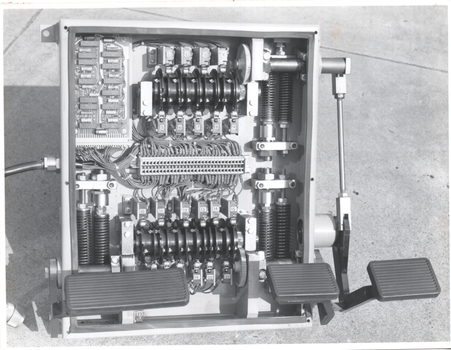 Z class tram ASEA controller  - showing internal parts