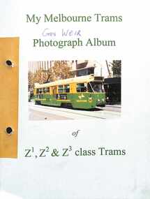 My Melbourne Trams - Z1, Z2 & Z3 trams - cover