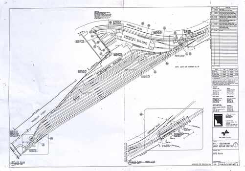 Drawing - "PTC - Southbank Light Repair Centre"