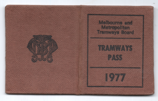 Tramway Pass 1977 - cover