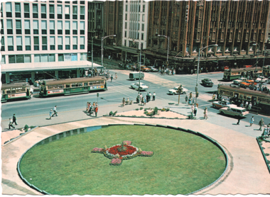 Nu-color-vue Civic Plaza or City Square - Swanston & Collins Sts.