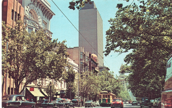 Collins St Melbourne - CRA building c1965