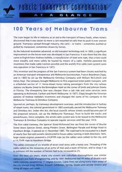 "100 years of Melbourne Trams" - cover
