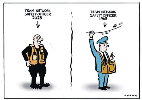 Cartoon from the same edition of the Age