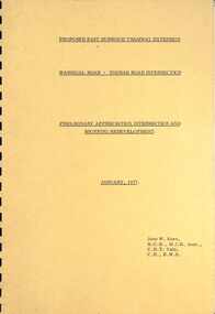 "Warragul Road - Toorak Road Intersection" - cover