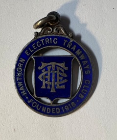 "Hawthorn Electric Tramways Club" - front