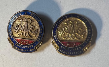 Badge - ATMOEA Vic. Branch (Tramways Union)