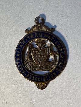 ATEA (Tramways Union) Badge  front