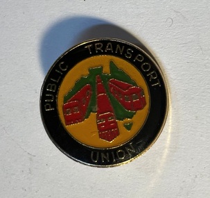 Public Transport Union badge - front