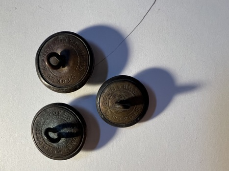 "Hawthorn Tramways Trust"  coat button rear