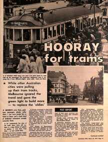 Australasian Post - "Hooray for Trams" - p13