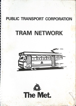 PTC - Tram Network map book - cover