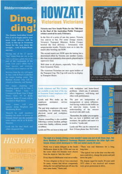 Swanston News No 5 - cricket report