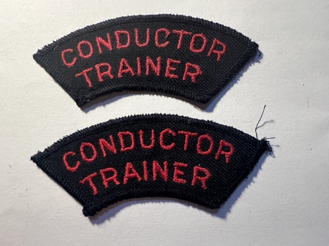 cloth badge - Badge - Conductor Trainer