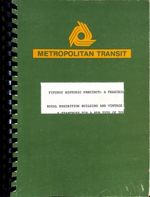 Royal Exhibition Building and Vintage Tram Route - cover