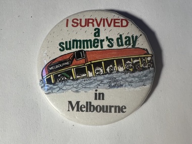"I survived a summer's day in Melbourne"