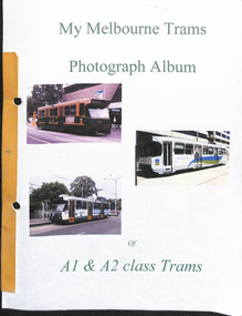 My Melbourne Trams - A1 & A2 class trams - cover