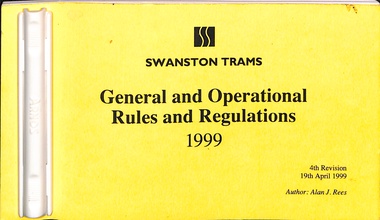 "General and Operational Rules and Regulations" - cover