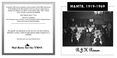 Details of speach etc.