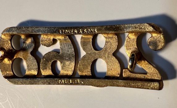 Gold MMTB Crew numerals - rear