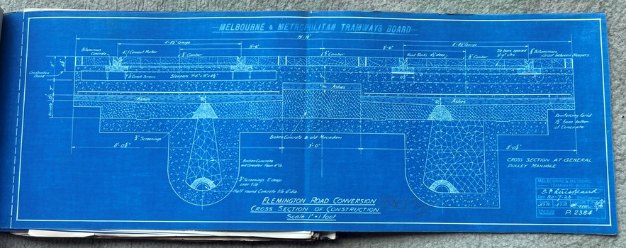 Track crossections drawings - sample page 2