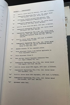 Contents page 2 of 2 